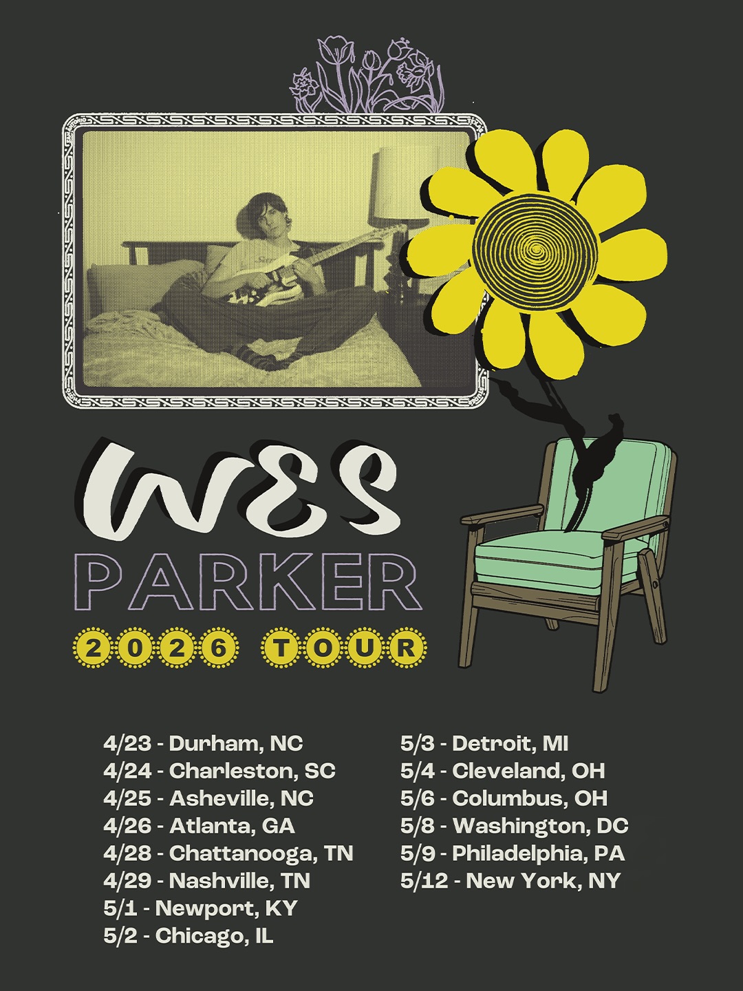 Wes Parker Tour Poster 2026